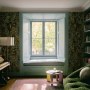 Victorian Terrace, Waterloo | Floral wallpaper and bespoke window seat for quirky colourful family living room | Interior Designers